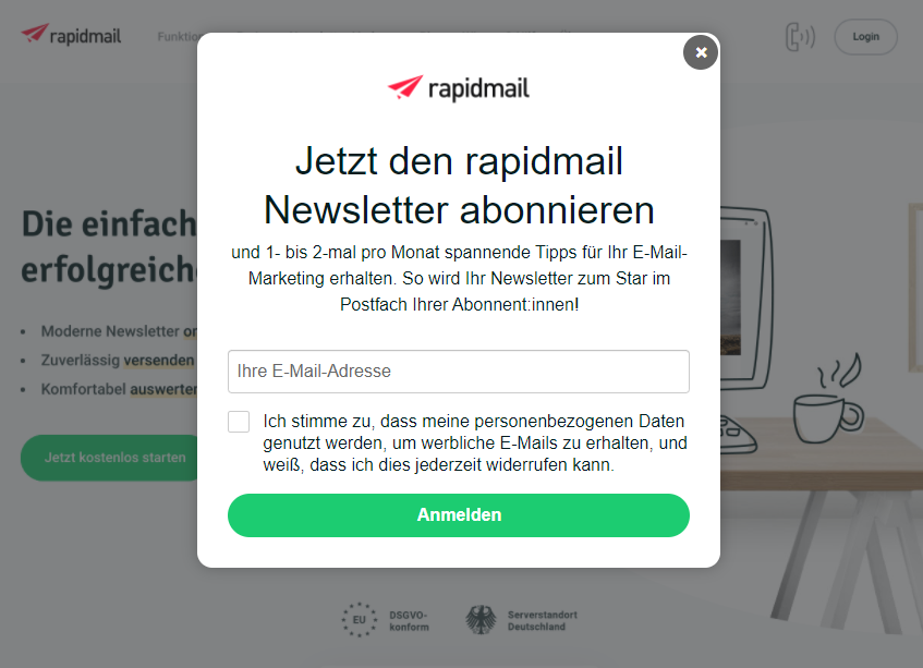 Newsletter Ohne Double Opt-in: DSGVO-Verstoß? - Rapidmail