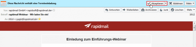 rapidmail mailings erstellen