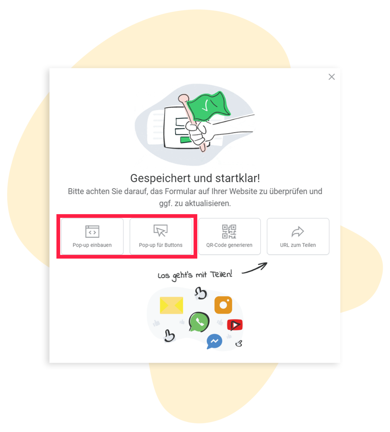 Newsletter-Anmeldeformualre Als PopUp Generieren - Rapidmail Hilfecenter